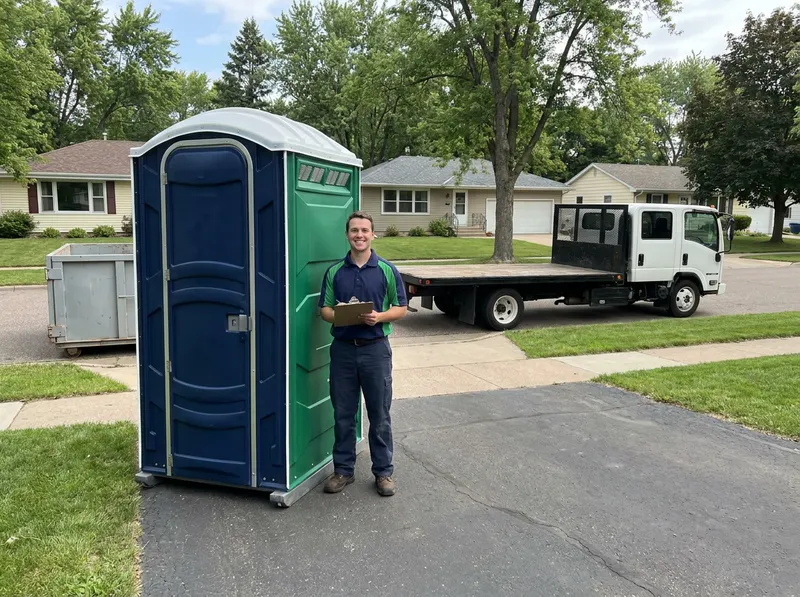 Deluxe Flushing Restroom Rental in Saint Paul, MN